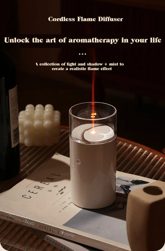 Flame Candle Aroma Diffuser