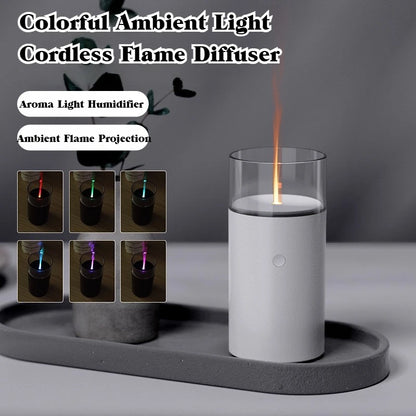 Flame Candle Aroma Diffuser