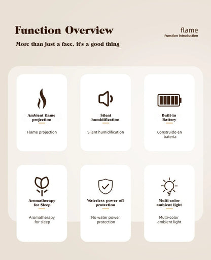 Flame Candle Aroma Diffuser