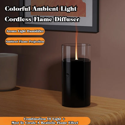 Flame Candle Aroma Diffuser