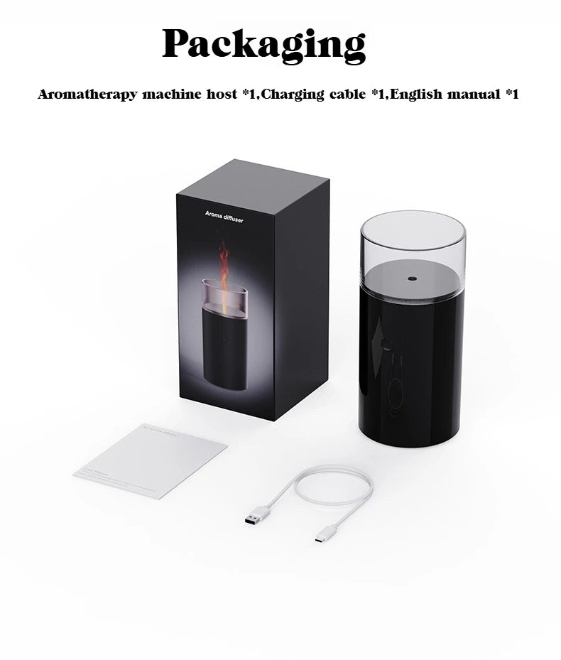 Flame Candle Aroma Diffuser