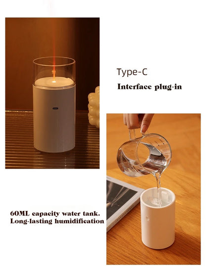 Flame Candle Aroma Diffuser